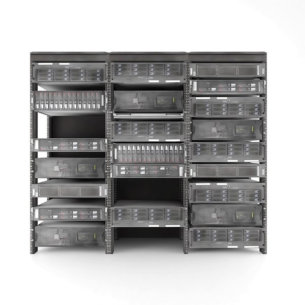 modelo 3d Server Rack gratis - TurboSquid 2037252