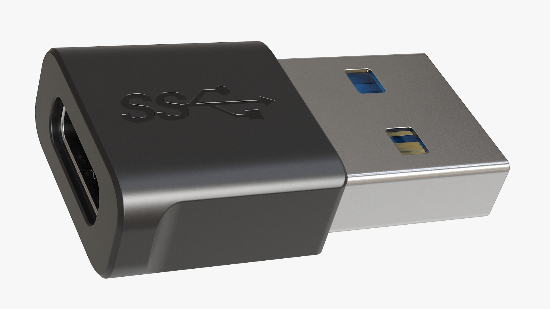 3D USB 3 To USB C Mini Adapter - TurboSquid 2273362