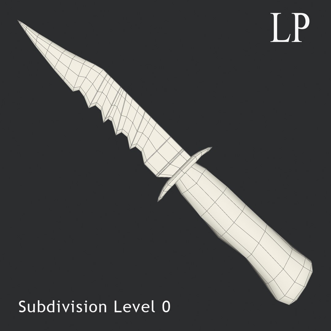 Ruby S Knife 3D Model - TurboSquid 1187532