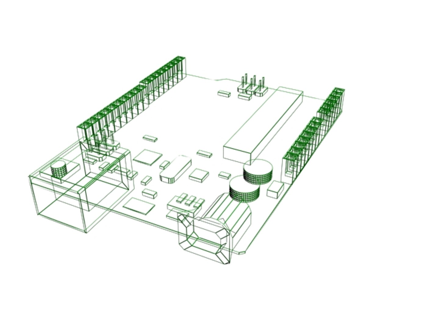 3d Model Arduino Uno