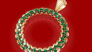 Diamond pendant Modern design