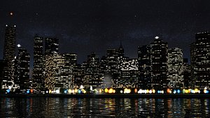 New York City Night v2 3D model