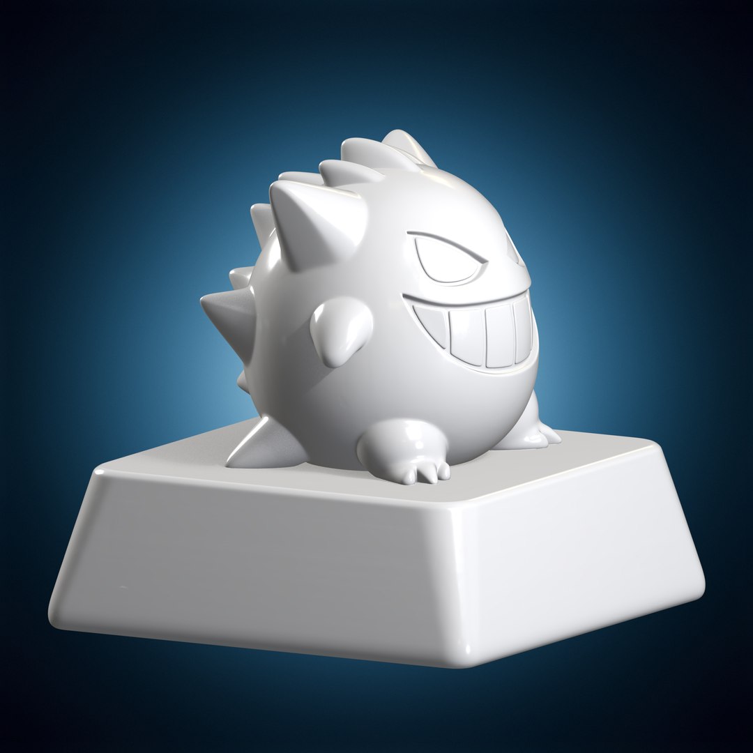 Gengar Keycap 3D Print Model 3D Model - TurboSquid 2570644
