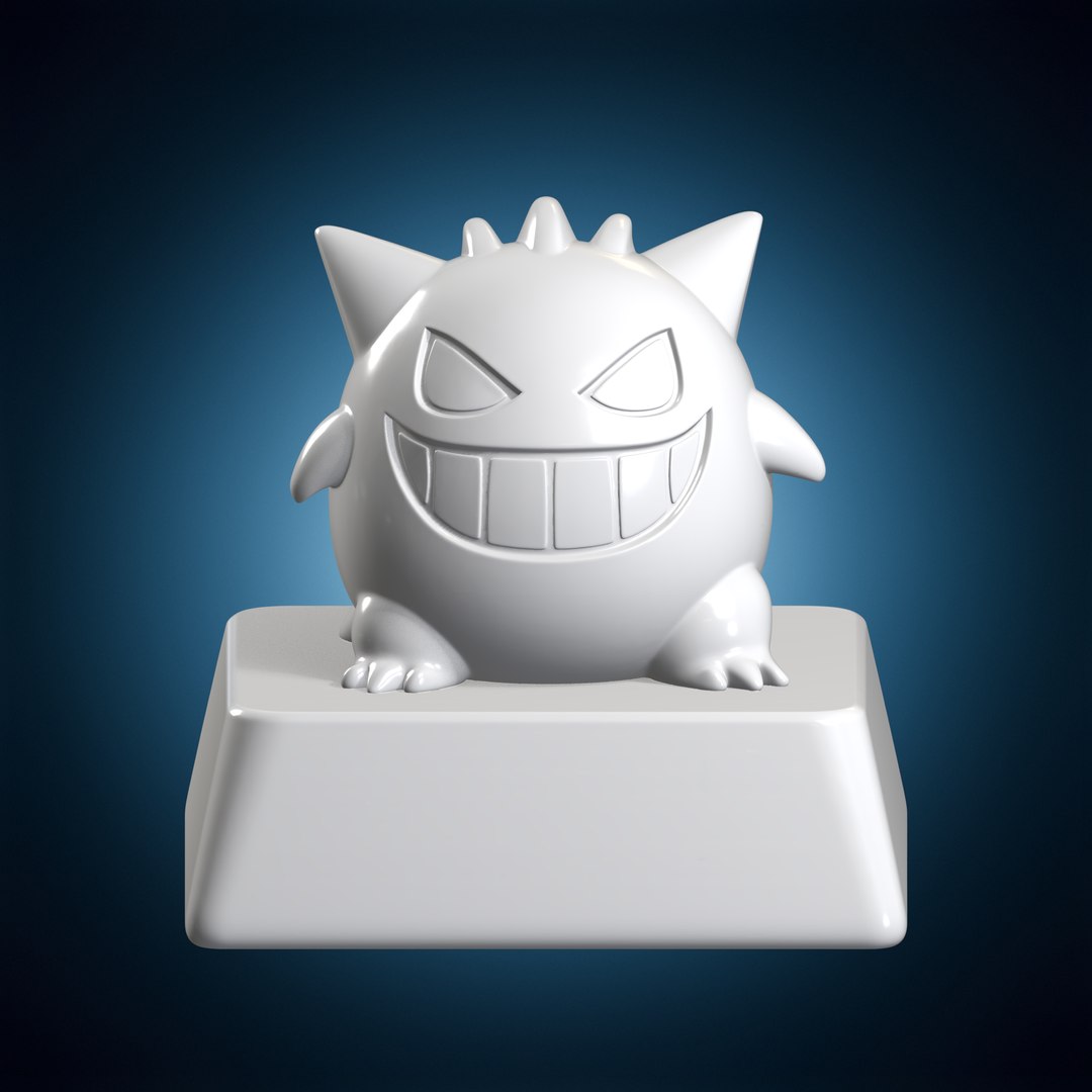 Gengar Keycap 3D Print Model 3D Model - TurboSquid 2570644