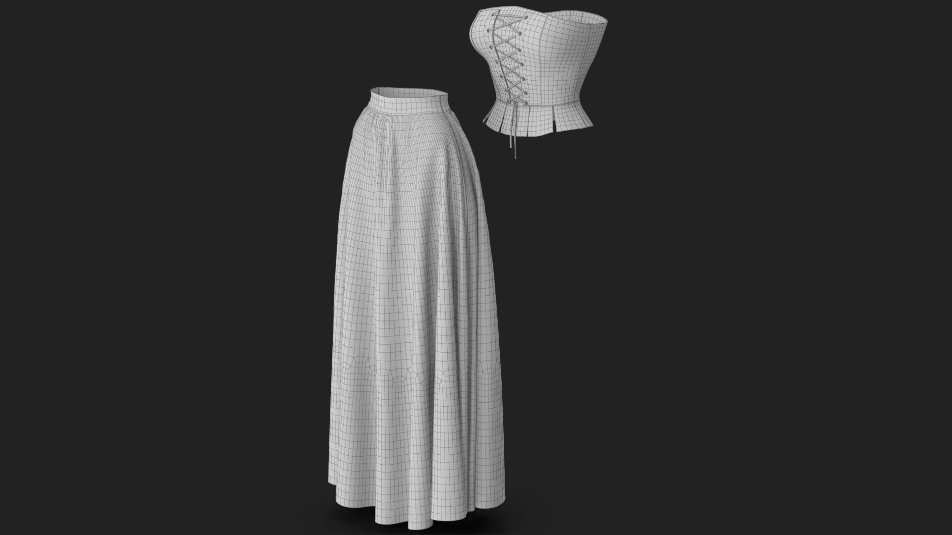 Corset Leather with Skirt 3 3D https://p.turbosquid.com/ts-thumb/hd/0fqCJb/GO/wireframe_06/jpg/1694068594/1920x1080/fit_q87/ae72a92137f84f74d479d3293a1057ae620673ae/wireframe_06.jpg