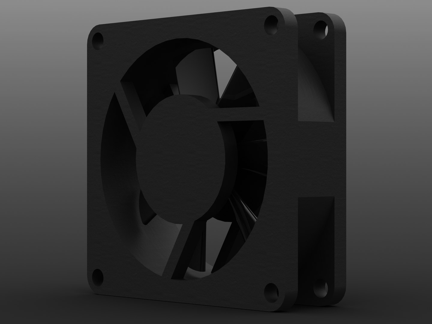 3D 65X65 mm Power Supply Fan model TurboSquid 2161009