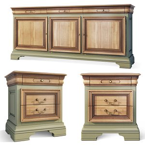 Sideboard and bedside table Olivia Belfan 3D