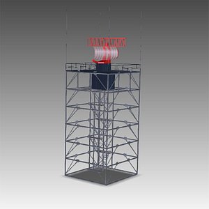 3d airport radar asr-11 model