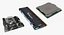 computer components 3D model