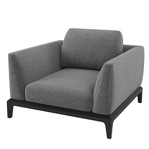 busnelli akita chair 3D model