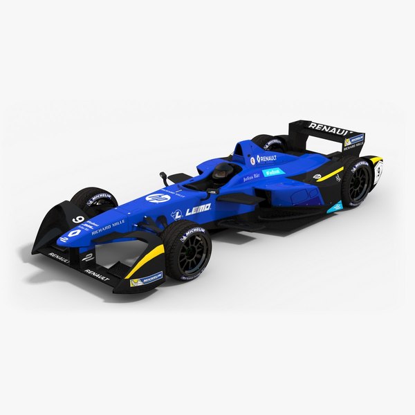 renault e dams formula 3d model