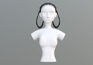 3D Pigtails Braids Hairstyle