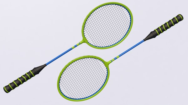 3D Badminton Racket model - TurboSquid 1767265