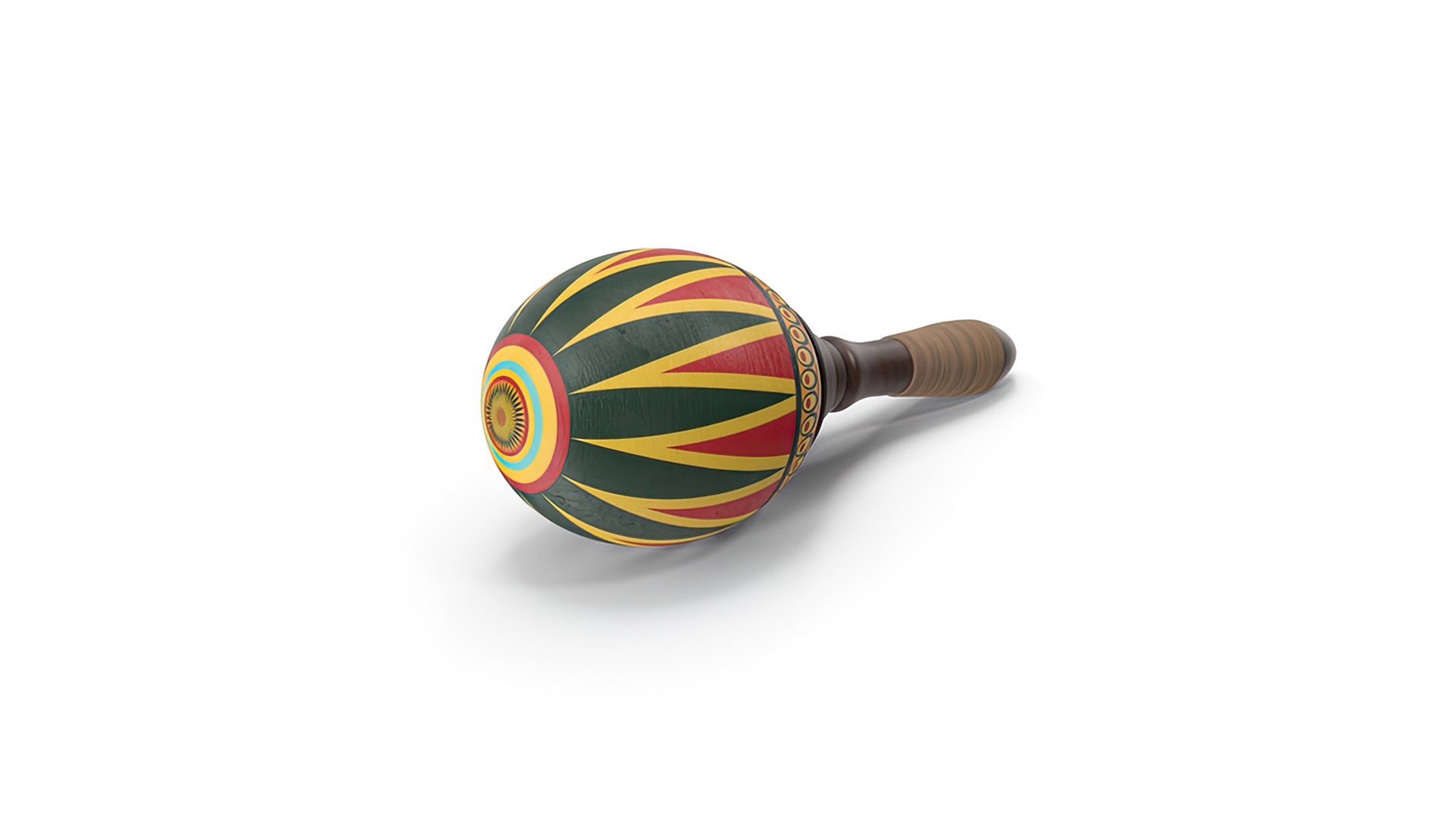 Wooden Maraca 3D Model - TurboSquid 2187594