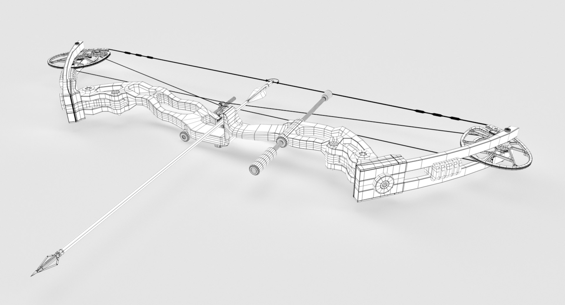 Compound Bow Model - TurboSquid 1255988