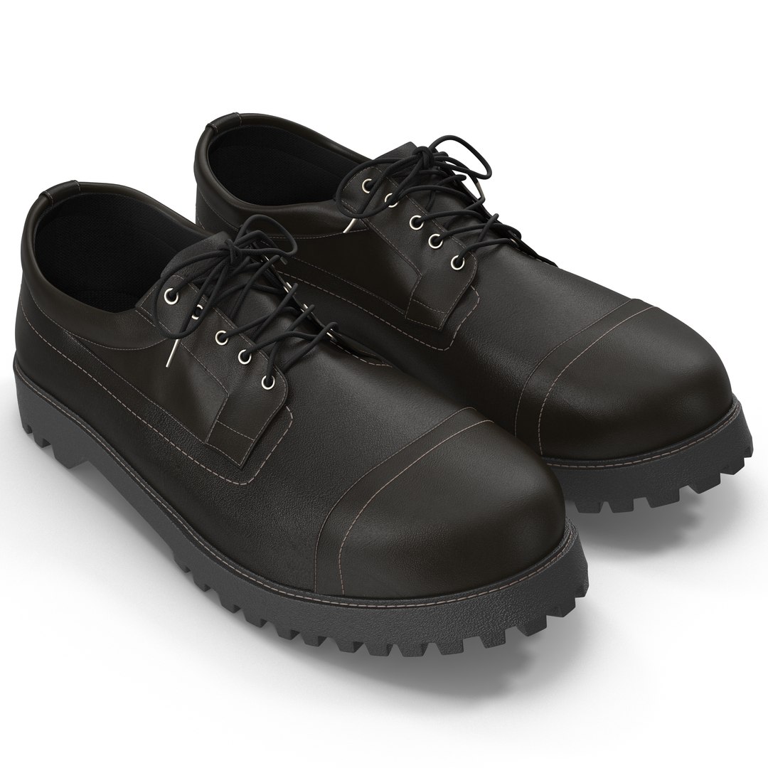 Men Boots 2 3D Model 3D model preview