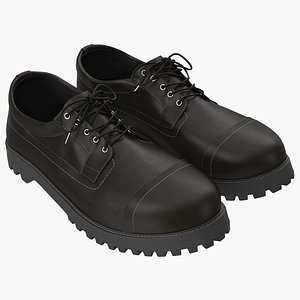 3ds men boots 2 modeled