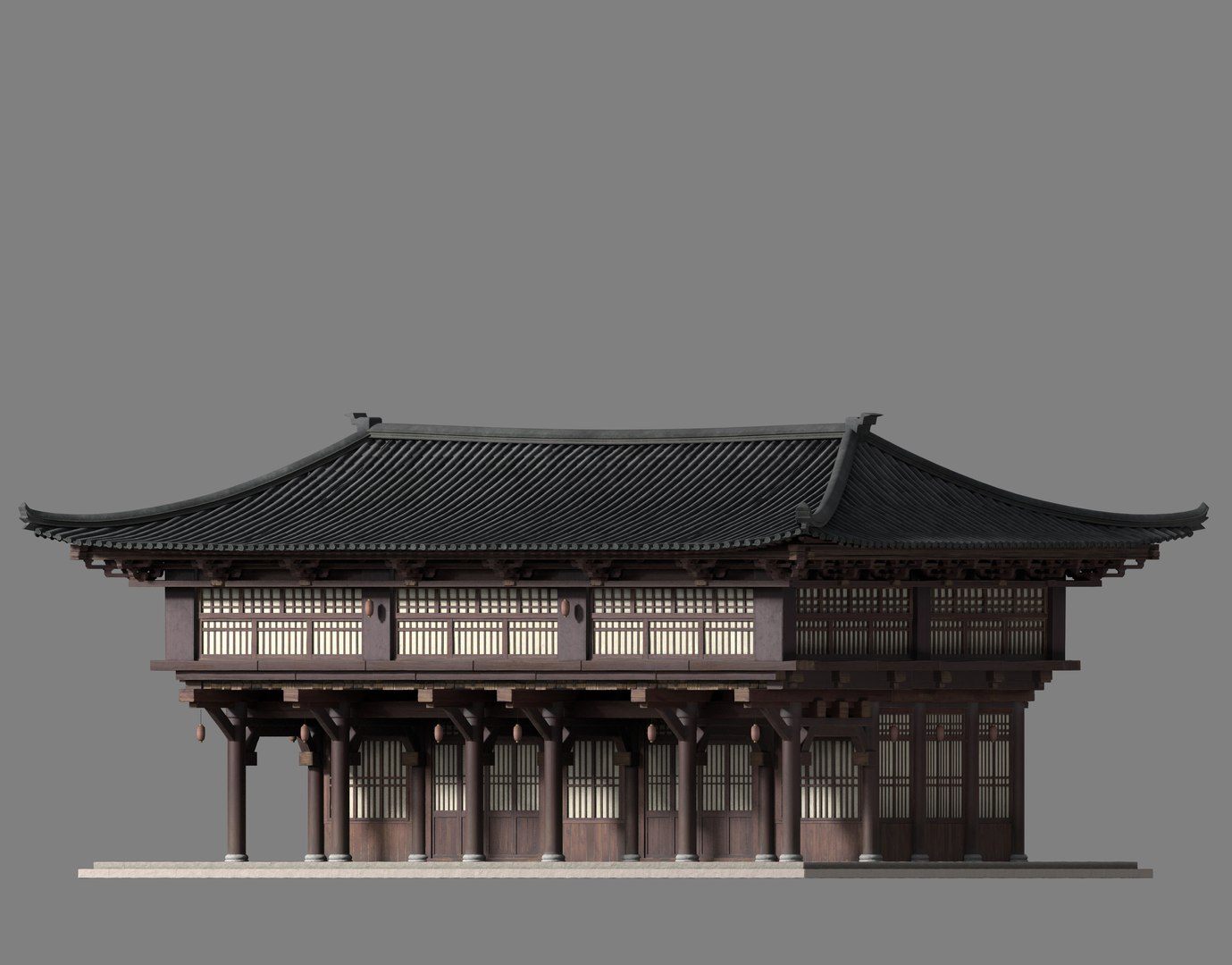 3D Ancient Architecture Model - TurboSquid 2053877