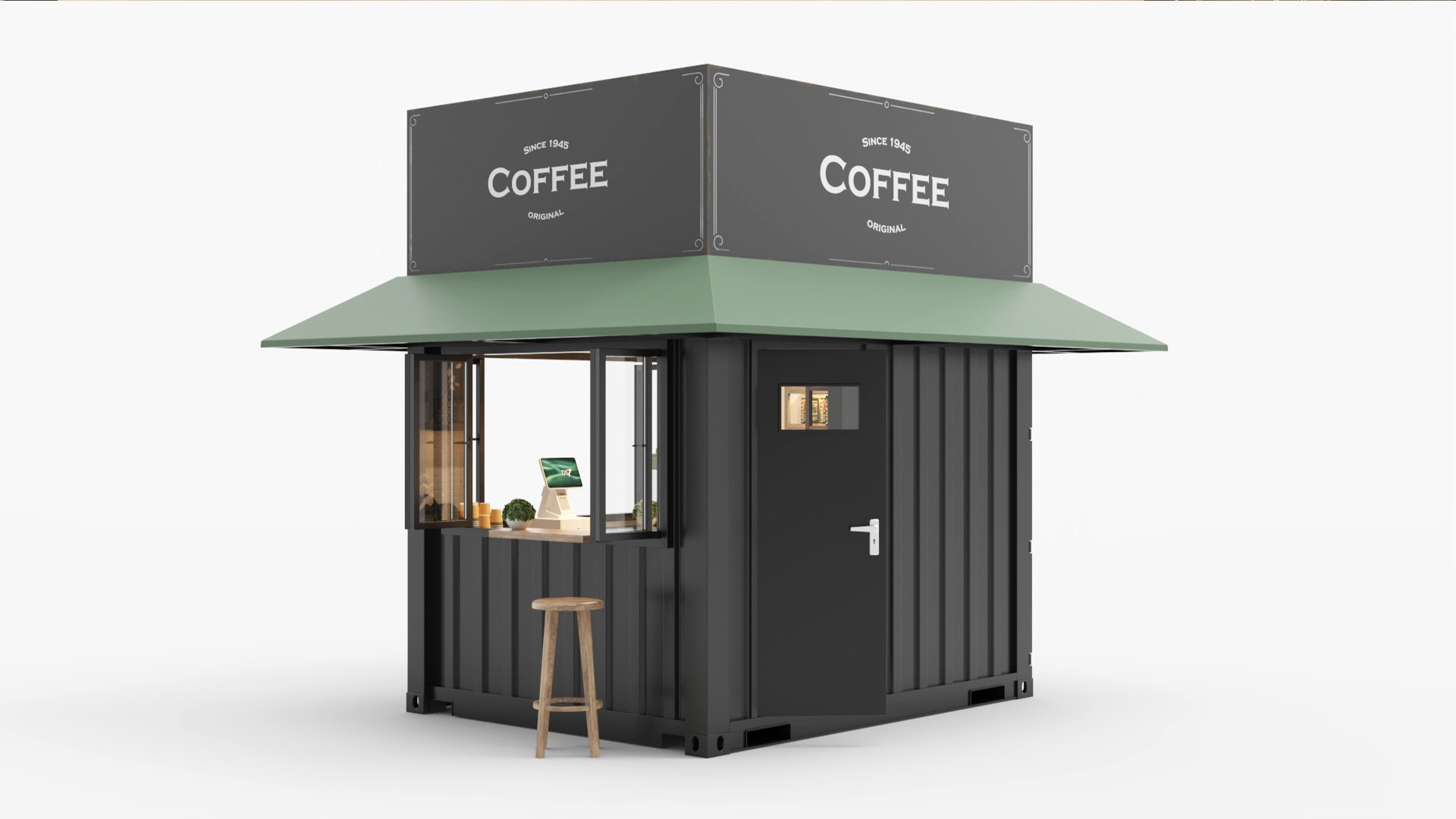 Modern Coffee Stall Container 3D model https://p.turbosquid.com/ts-thumb/hd/SuqTtw/X5/preview3/jpg/1753186721/1920x1080/fit_q87/8bbb3ead63309e044bb5558ba82db51c81bc528e/preview3.jpg