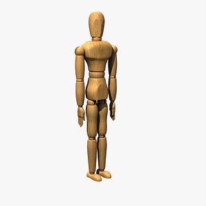 artist mannequin human rigged 3d model