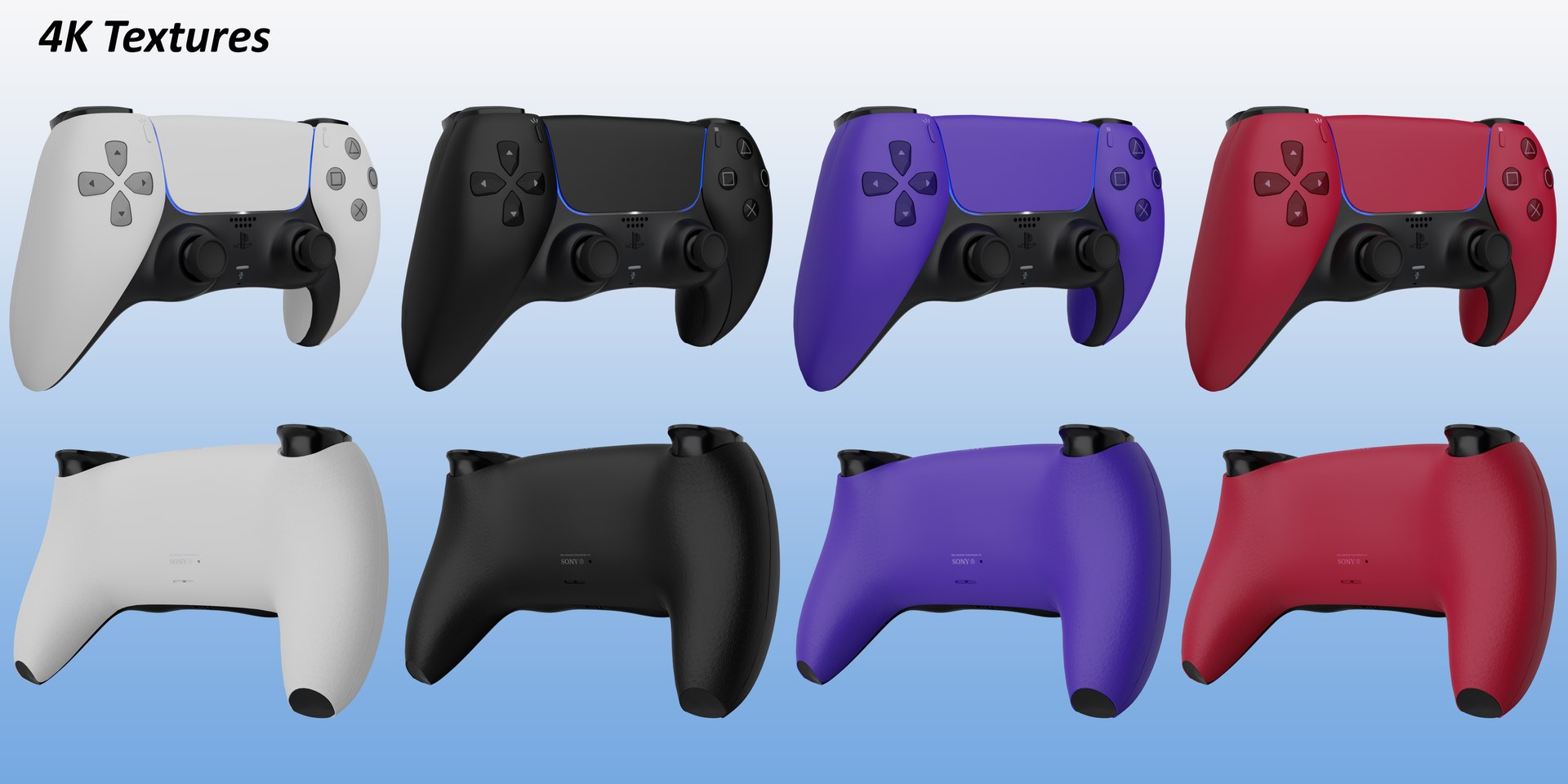 Dualsense PS5 Control 3D Model - TurboSquid 1745387