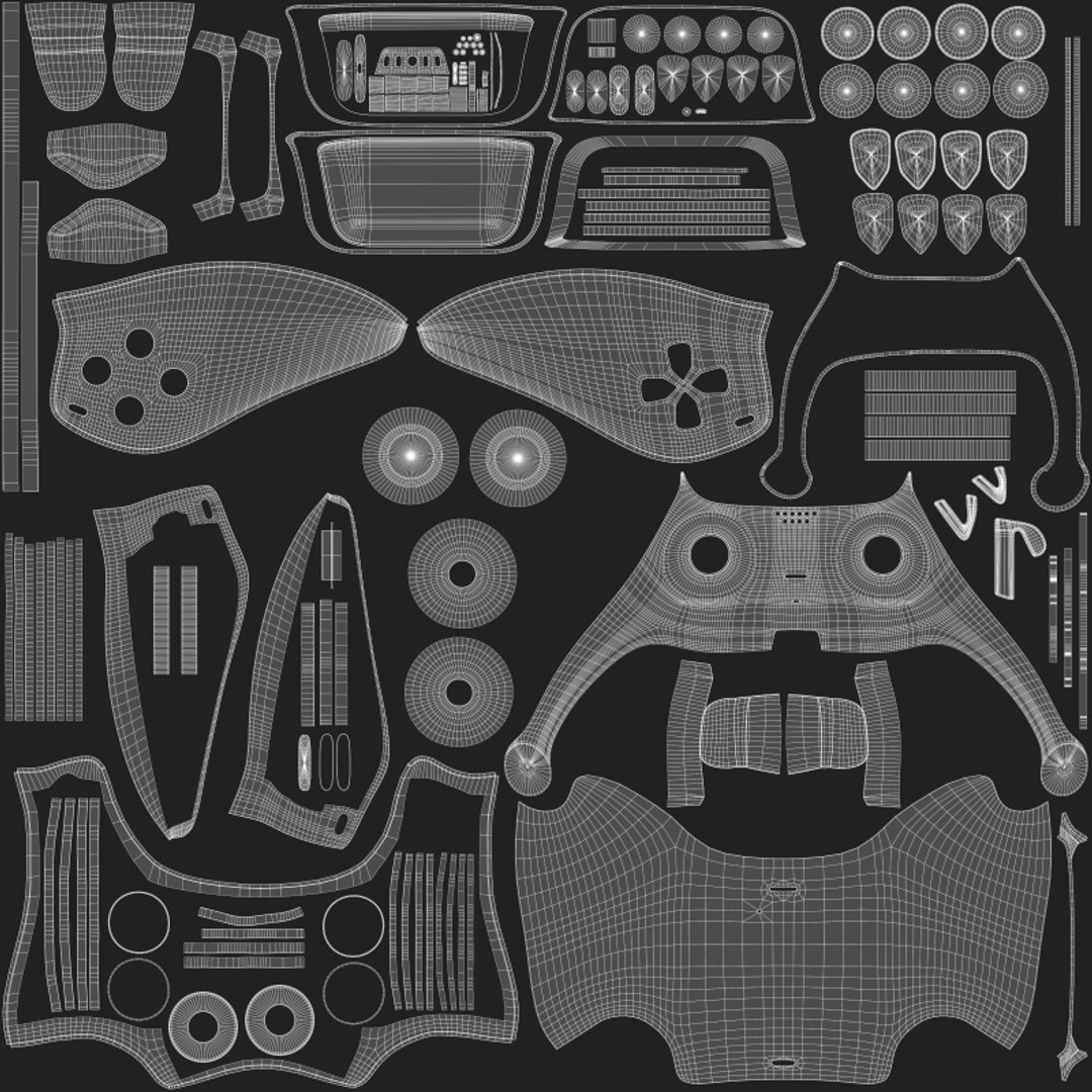 Dualsense PS5 Control 3D Model - TurboSquid 1745387