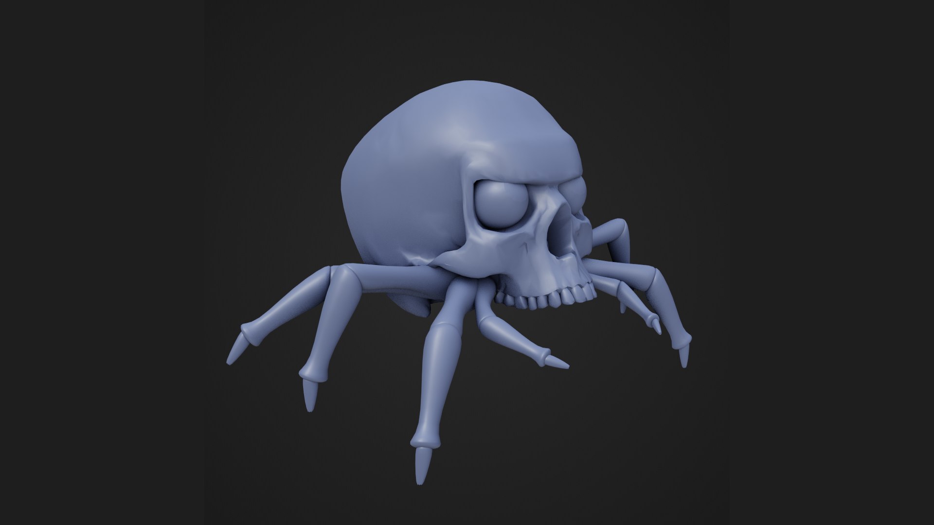 Skully spider 3D model https://p.turbosquid.com/ts-thumb/hd/Wn7wlp/9s/sspider_2/png/1695081191/1920x1080/fit_q87/e19d248a73058d5371f839161c13b1444424e532/sspider_2.jpg
