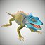 3D american iguana