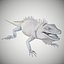 3D american iguana