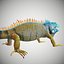 3D american iguana