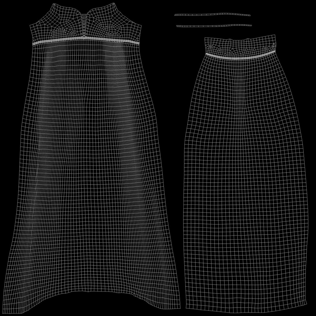 3D model Summer Tank Dress - TurboSquid 1942996