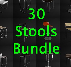 stools chairs 30 3d model