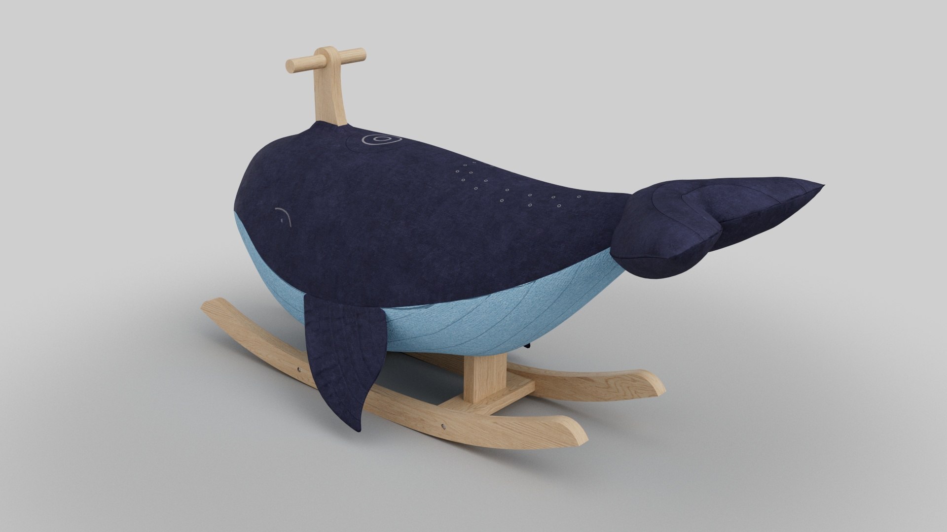3D Whale Rocker Toy Crate And Barrel - TurboSquid 2321650