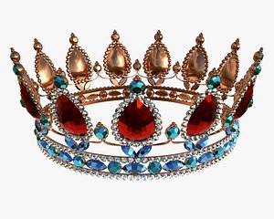 crown queen 3D model