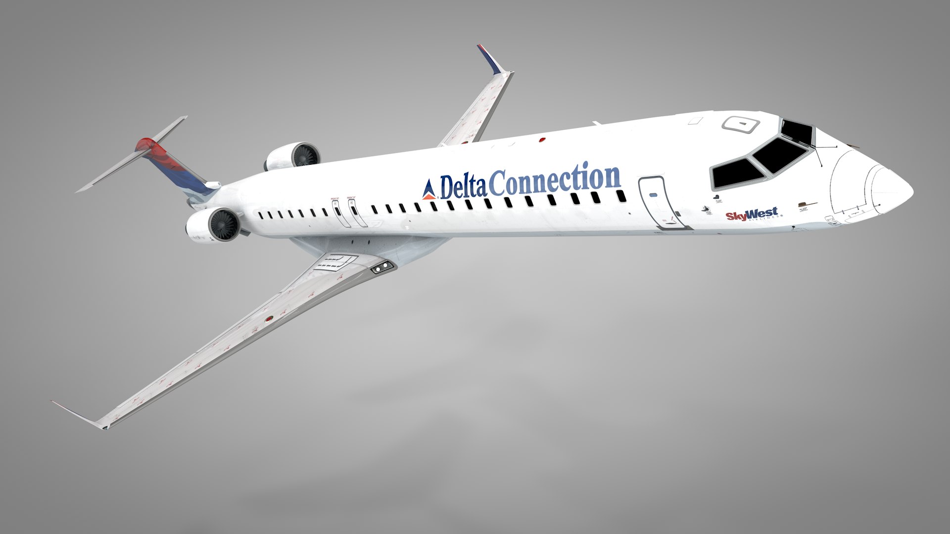 3D model DELTA CONNECTION BOMBARDIER CRJ 900 L2042 - TurboSquid 2110743
