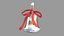 Bell 03 silver 3D model