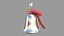 Bell 03 silver 3D model