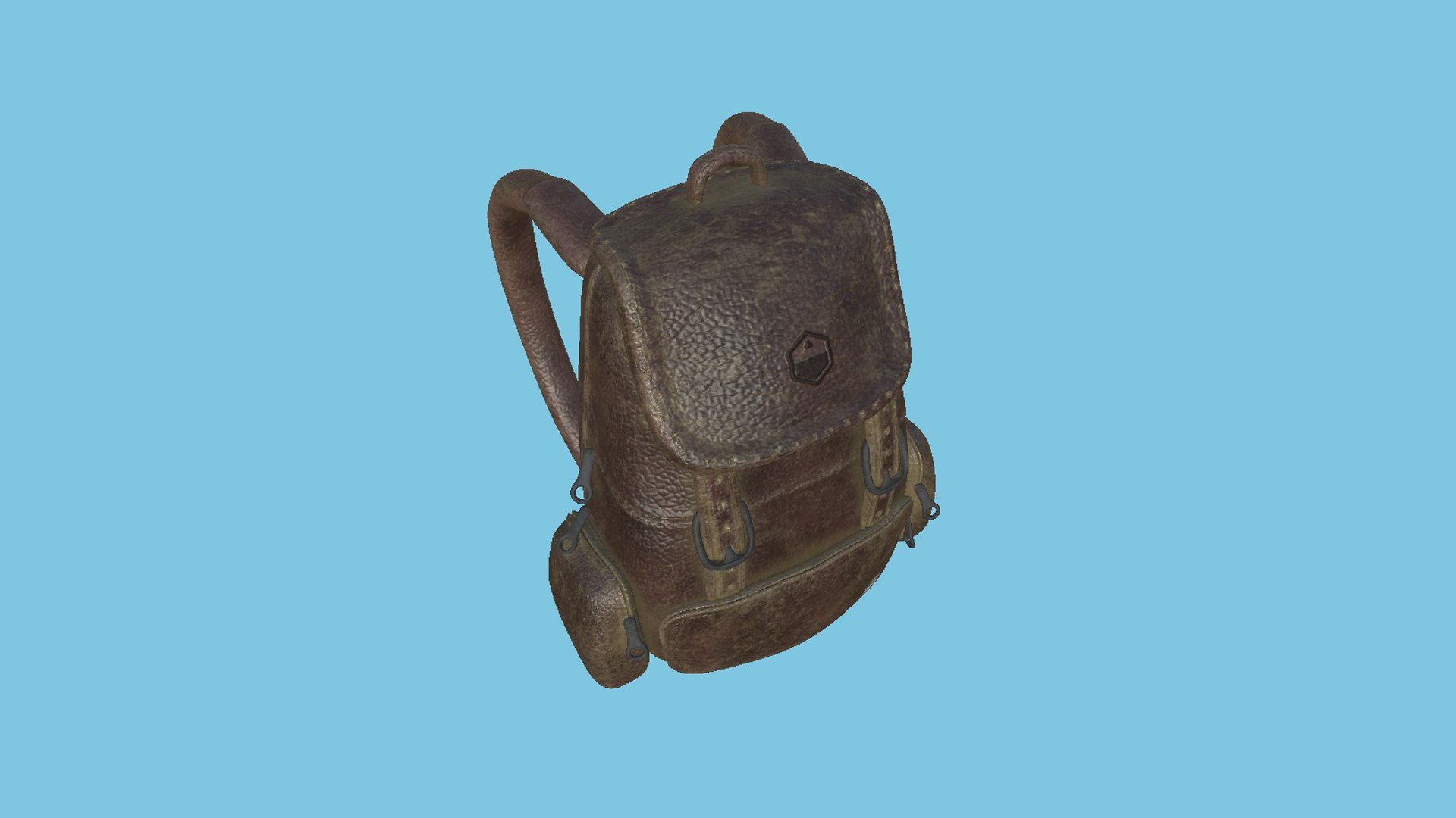 Rust Leather Backpack - Character Fashion Design 3D - TurboSquid 1716597