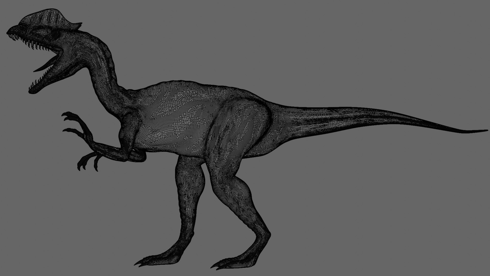 3D Dilophosaurus Model - TurboSquid 1881878
