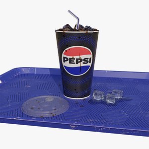 Pepsi Cup - 4 Variants PBR  3D Model 3D model