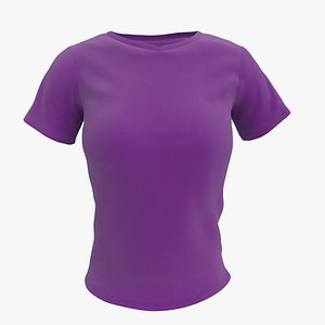 womens t-shirt 3d model