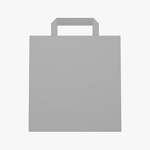 Basic Shopping Bag - Geometry Only No Textures No Materials