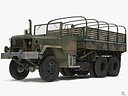 US Army Cargo Truck M35 3D Model