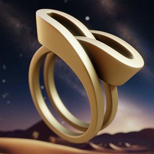 3D model Luxury Jewelry Ring 3D Print Model 15