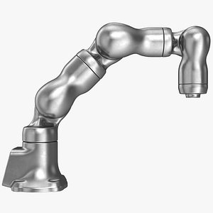 metal pharmaceutical robot arm 3D model
