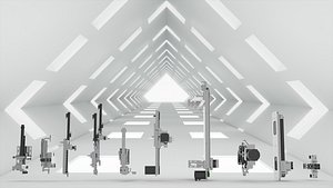 Loading and unloading model set 3D model