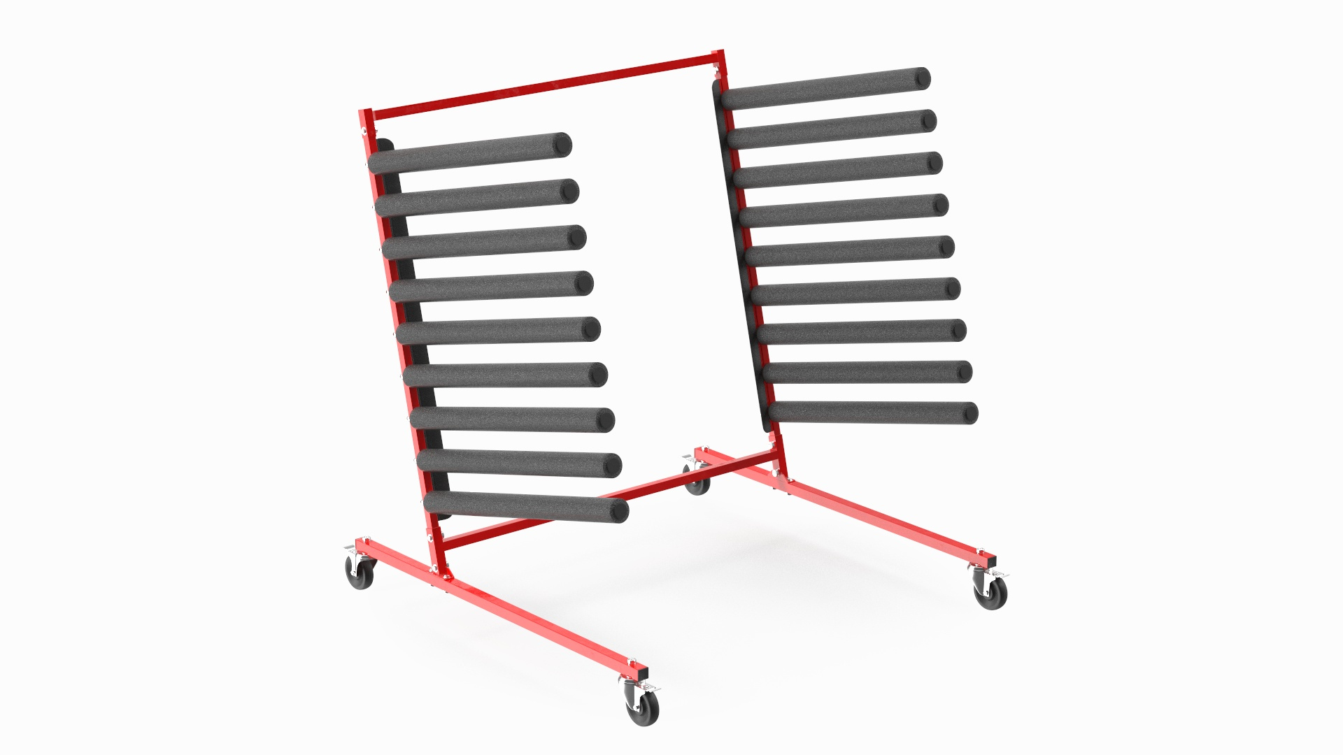 Car Glass Rack Red Model - TurboSquid 2384826