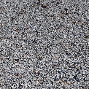 ultra realistic gravel white 3D model
