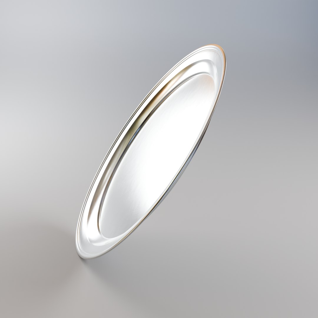 3D Model Round Tray - TurboSquid 2323351
