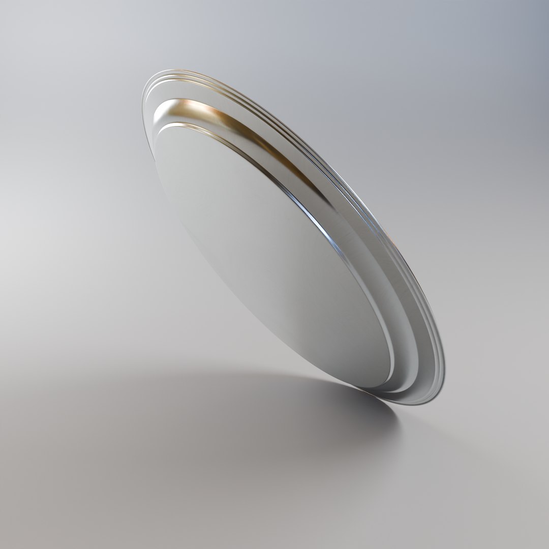 3D Model Round Tray - TurboSquid 2323351